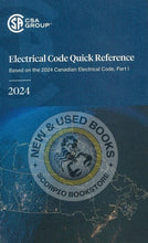 Load image into Gallery viewer, 2024 Canadian Electrical Code Part I 26th Edition + Quick Reference Guide by CSA C22.1:24 (CEC) *FINAL SALE* 9781488342523 *W6