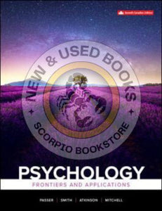 Psychology Frontiers and Applications 7th edition by Passer 9781260065787 (USED:LIKENEW) *121f