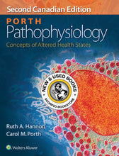 Load image into Gallery viewer, Porth Pathophysiology 2nd Canadian Edition by Ruth A. Hannon 9781451192896 (USED:ACCEPTABLE; code inside is new, spine detaching) *68g