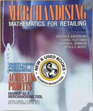 Load image into Gallery viewer, Merchandising Mathematics for Retailing 5th edition by Easterling 9780132724166 (USED:ACCEPTABLE; some writings) *98b