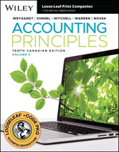Load image into Gallery viewer, Accounting Principles Volume 2 10th Canadian Edition +WileyPLUS Next Gen Card (Multi-Semester for Volume 1 and Volume 2) By Weygandt LOOSELEAF PKG 9781394278299 *110b
