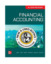 Load image into Gallery viewer, Financial Accounting 2026 Release by Robert Libby 9781266284755 (USED:VERYGOOD; minor tear back cover) *114h