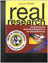 Load image into Gallery viewer, Real Research by Loreen Wolfer 9780205416622 (USED:GOOD; water damage) *BC2