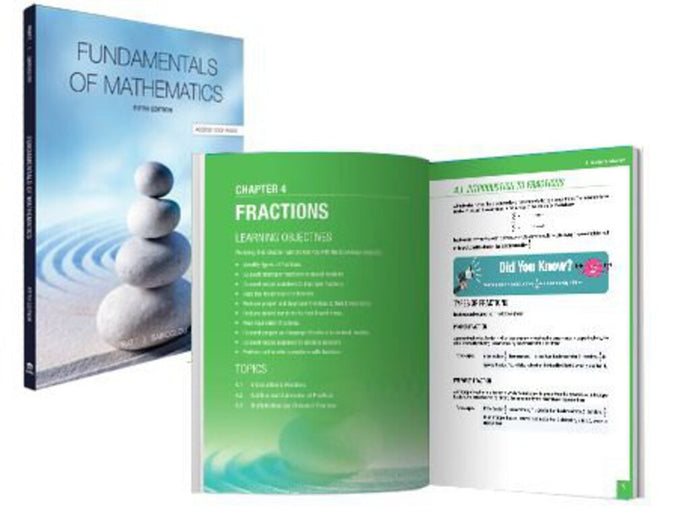 Fundamentals of Mathematics 5th edition with Access Code by Pratt 9781927737484 *8d [ZZ]