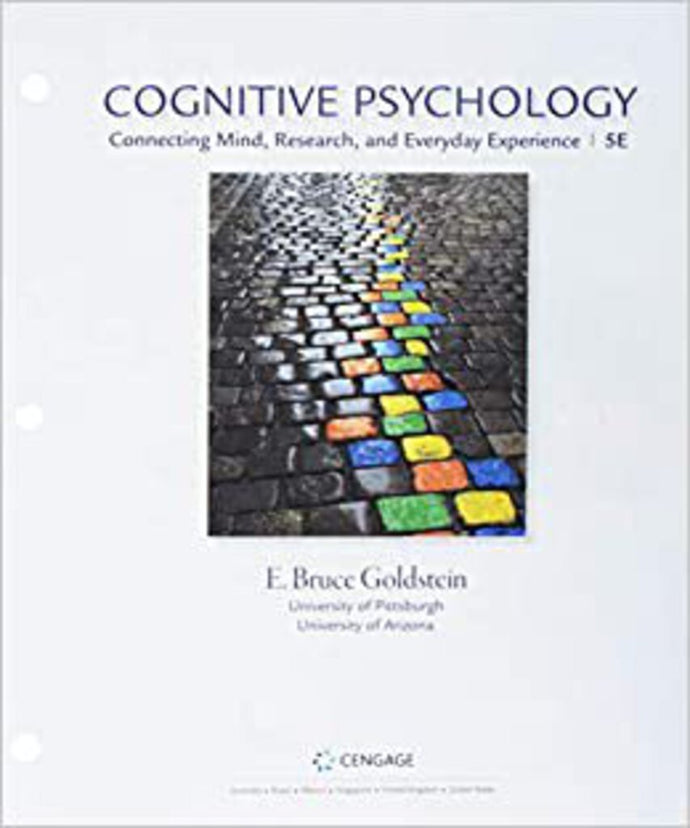 *PRE-ORDER, APPROX 4-6 BUSINESS DAYS* Cognitive Psychology 5th Edition + 6m COGLAB 5 by Goldstein LOOSELEAF PKG 9781337954761 *40c [ZZ]