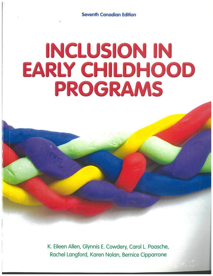 Inclusion in Early Childhood Programs 7th edition by Allen +12mos NelsonStudy PKG 9780176890384 *28d [ZZ] *ADJ