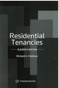 Residential Tenancies 11th edition by Richard Feldman 9780779886487 *87a *FINAL SALE* [ZZ]