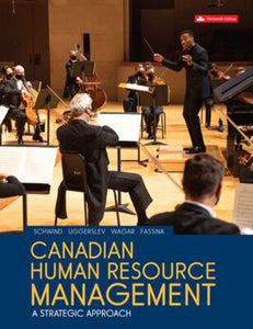 Canadian Human Resource Management 13th edition +Connect by Hermann Schwind PKG 9781265191108 *126d [ZZ]