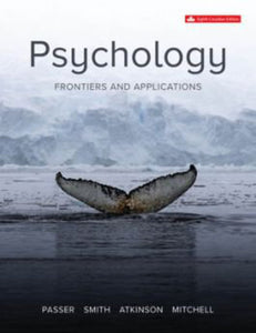 Psychology Frontiers and Applications 8th Edition by Michael Passer 9781264851577 *127a