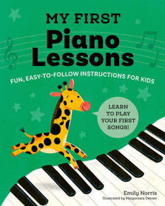*PRE-ORDER, APPROX 1 WEEK* My First Piano Lessons by Emily Norris 9780593435809