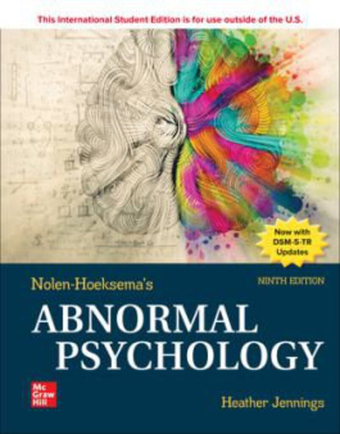 Nolen-Hoeksema's Abnormal Psychology 9th edition by Heather Jennings 9781265237769 *118f [ZZ]