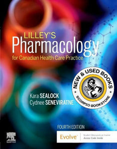 Pharmacology for Canadian Health Care Practice 4th Canadian edition by Sealock Lilley 9780323694803 *72d [ZZ]