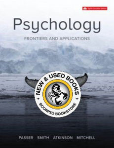Psychology Frontiers and Applications 8th Edition by Michael Passer 9781264851577 (USED:ACCEPTABLE; minor highlights) *127a