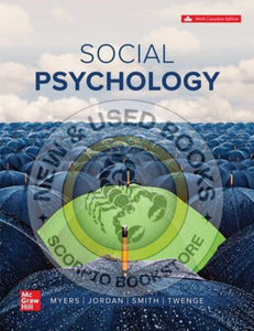 *PRE-ORDER, APPROX 5-7 BUSINESS DAYS* Social Psychology 9th Edition by David Myers 9781264841882 [ZZ]