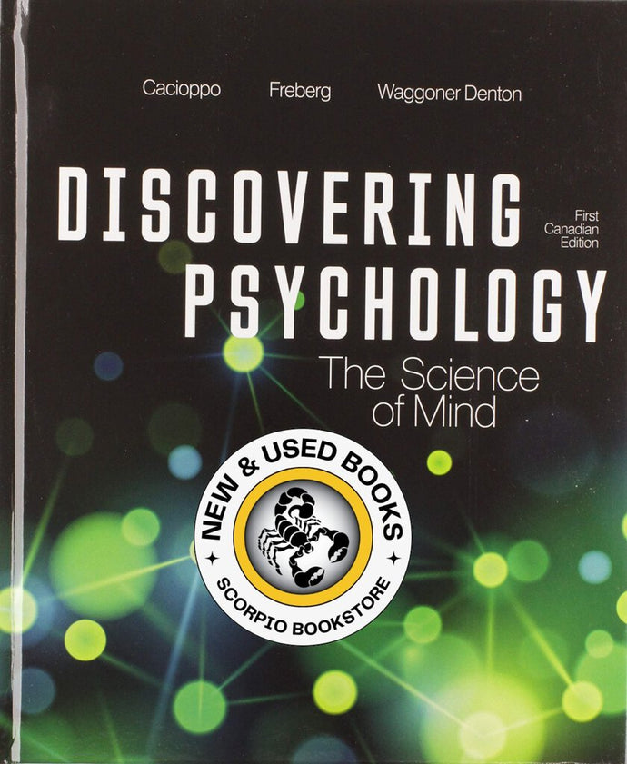Discovering Psychology by John T. Cacioppo 9780176877262 (USED:LIKENEW) *18d [ZZ]