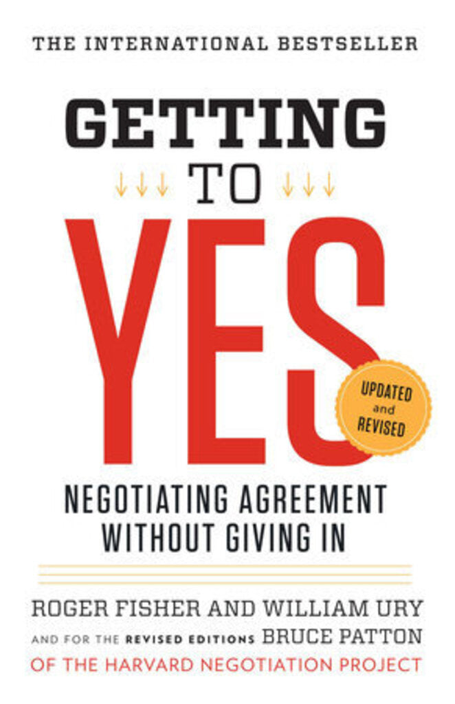 Getting to Yes 3rd edition by Fisher 9780143118756 *50b