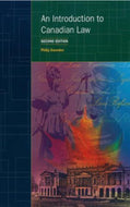 An introduction to Canadian law 2nd Edition by Philip James Sworden 9781552391457 (USED:GOOD:highlights) *D22