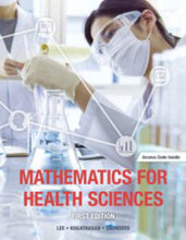 Load image into Gallery viewer, Mathematics &amp; Statistics for Health text+etext+online resources Pkg Lee 9781927737279 *FINAL SALE* *121g ADJ

