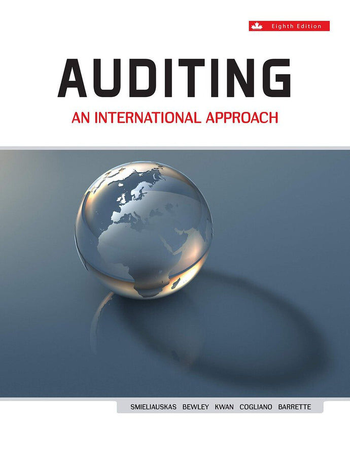 Auditing an International Approach 8th Edition by Wally Smieliauskas Amy Kwan 9781259451270 (USED:ACCEPTABLE; shows wear) *127g