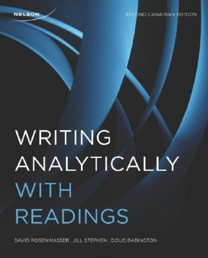 *PRE-ORDER, APPROX 4-6 BUSINESS DAYS* Writing Analytically with Readings 2nd edition by Doug Babington 9780176504465 *122e