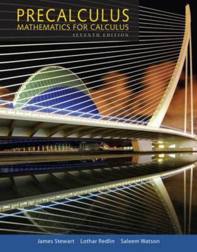 *PRE-ORDER, APPROX 5-7 BUSINESS DAYS* Precalculus Mathematics for Calculus 7th Edition by James Stewart 9781305071759 *FINAL SALE*