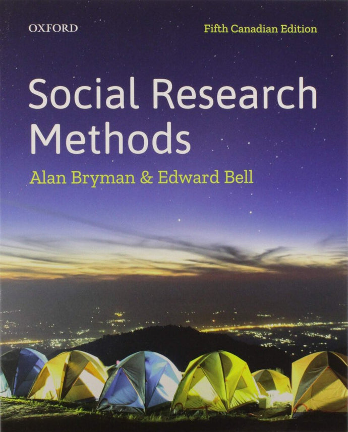 Social Research Methods 5th Canadian Edition by Alan Bryman 9780199029440 (USED:ACCEPTABLE:minor highlight) *67a *AVAILABLE FOR NEXT DAY PICK UP* *Z263