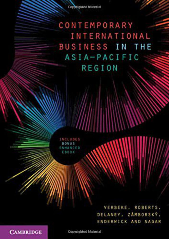 *PRE-ORDER, APPROX 7-10 BUSINESS DAYS* Contemporary International Business in the Asia-Pacific Region by Alain Verbeke 9781108620680 *75h
