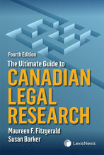 Load image into Gallery viewer, Legal Problems Solving Reasoning 8th Edition + The Ultimate Guide to Canadian Legal Research 4th edition by Maureen Fitzgerald 9785006360006 (USED:VERYGOOD) *82g
