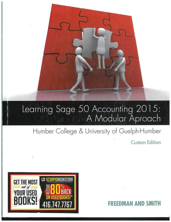 Learning Sage 50 Acct 2015 Custom 9780176721718 (USED:ACCEPTABLE;shows wear) *AVAILABLE FOR NEXT DAY PICK UP* *Z234 [ZZ]
