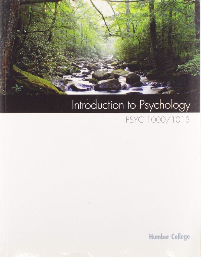 Introduction to Psychology 4th Canadian Edition Custom by Weiten 9780176781781 (USED:GOOD) *BC2