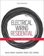 Electrical Wiring Residential 7th Edition book only by Ray C Mullin 9780176570453 (USED:GOOD;with prints) *A9 [ZZ]