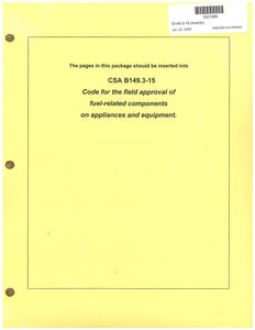 2015 Ontario B149-15 Code Amendments 2021806 (USED:GOOD) *D18