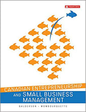 Load image into Gallery viewer, Canadian Entrepreneurship and Small Business Management 11th Edition by D. Wesley Balderson 9781260065909 (USED:VERYGOOD; minor stain) *126a [ZZ]
