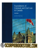 Foundations of Criminal and Civil Law in Canada 3rd Edition by Nora Rock 9781552393833 (USED:GOOD) *AVAILABLE FOR NEXT DAY PICK UP* Z2 [ZZ]