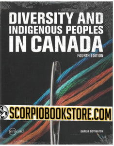 Diversity and Indigenous Peoples in Canada 4th Edition by Darion Boyington 9781772555936 (USED:VERYGOOD) *134d