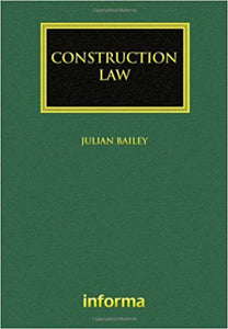 Construction Law VOLUME 1, 2, 3 Julian Bailey 9781843119173 (USED:LIKE NEW) *A71 [ZZ]