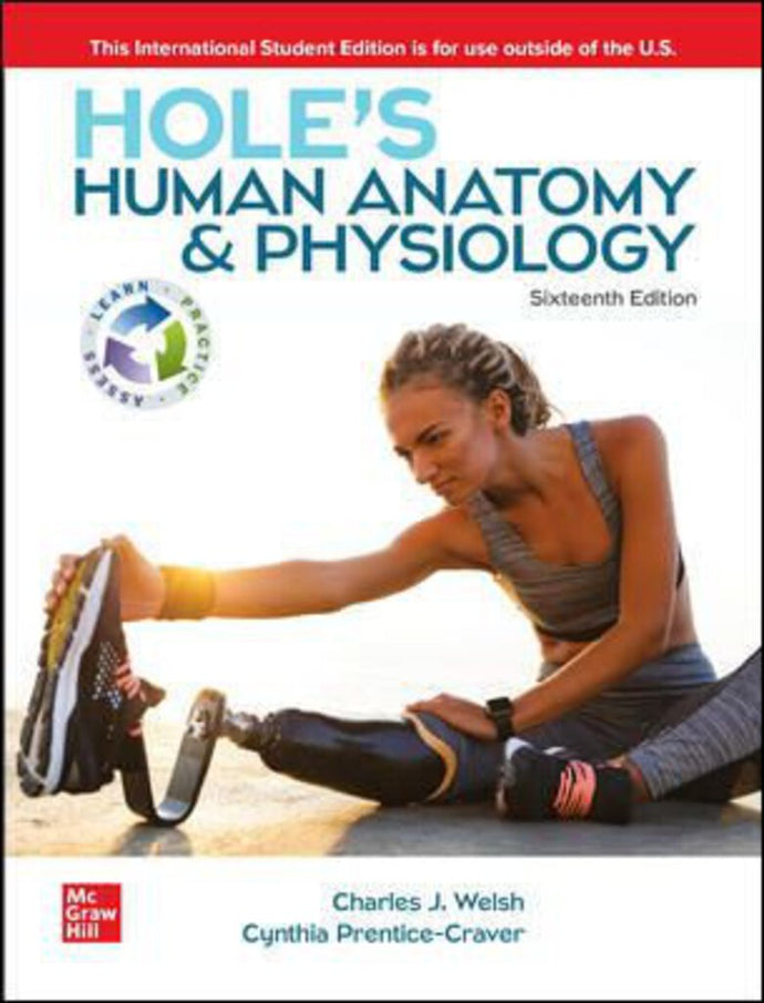 Hole's Human Anatomy & Physiology 16th Edition + CONNECT by Charles Welsh 9781264643646 *120b [ZZ]