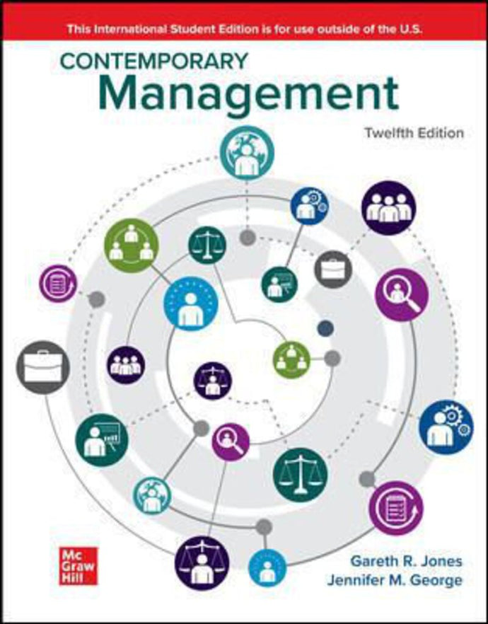 *PRE-ORDER, APPROX 7-10 BUSINESS DAYS* Contemporary Management 12th Edition by Gareth R. Jones 9781264972432 *126d