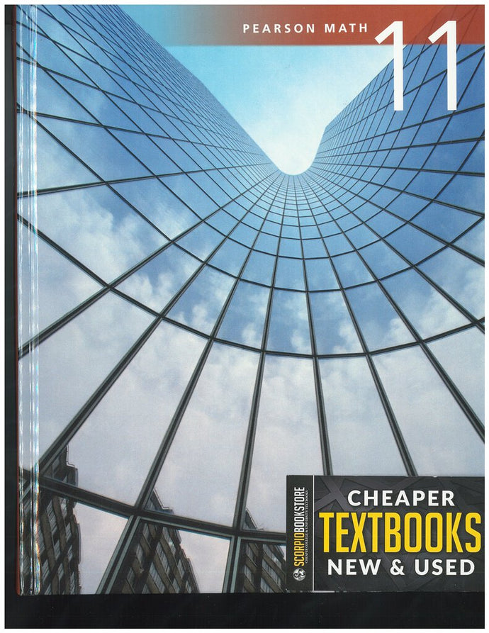 Pearson Math 11 Student Edition Foundation by Cook (Hardcover) 9780321498595 (USED:GOOD) *AVAILABLE FOR NEXT DAY PICK UP* *C7