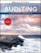 Load image into Gallery viewer, Auditing A Practical Approach 4th Canadian edition +WileyPLUS Next Gen Card 1SEM by Robyn Moroney LOOSELEAF PKG 9781119709497 *108h [ZZ]
