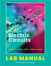 Load image into Gallery viewer, Introduction to Electric Circuits 10th edition by Jackson +Lab Manual PKG 9780199036684 *96f [ZZ]
