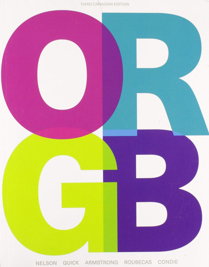ORGB 3rd Canadian edition by Nelson 9780176873387 *13a