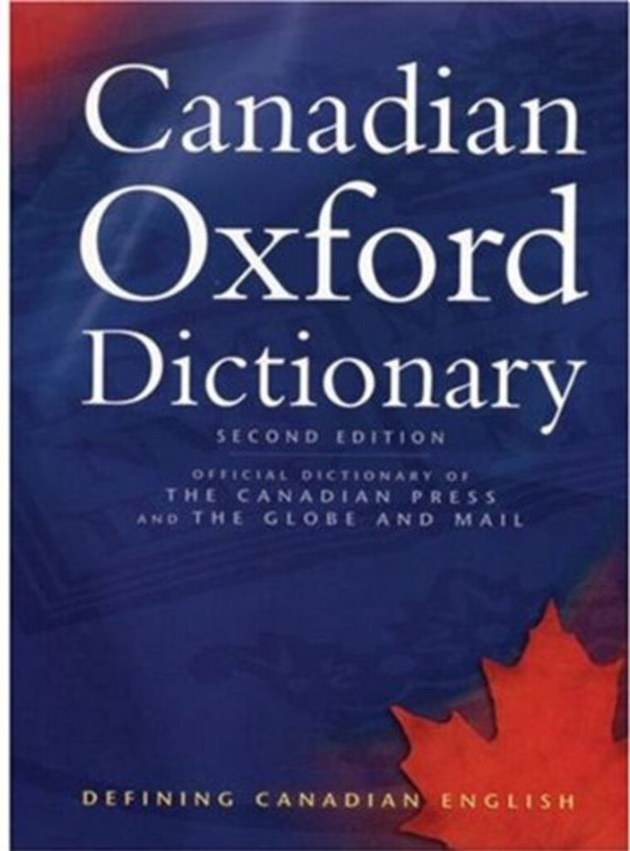 *PRE-ORDER, APPROX 3-5 BUSINESS DAYS* Canadian Oxford Dictionary 9780195418163 *57d