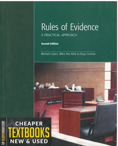 Rules of Evidence 2nd edition by Cochran 9781552394809 (USED:VERYGOOD) *129a [ZZ]