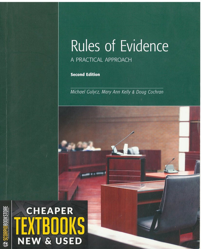 Rules of Evidence 2nd edition by Cochran 9781552394809 (USED:VERYGOOD) *129a [ZZ]