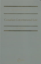 Load image into Gallery viewer, Canadian Constitutional Law 5th Edition by Patrick Macklem 9781772550702 (USED:ACCEPTABLE; scribbles on pgs 7, 9) *129b
