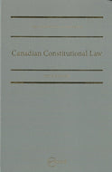 Canadian Constitutional Law 5th Edition by Patrick Macklem 9781772550702 (USED:ACCEPTABLE; scribbles on pgs 7, 9) *129b