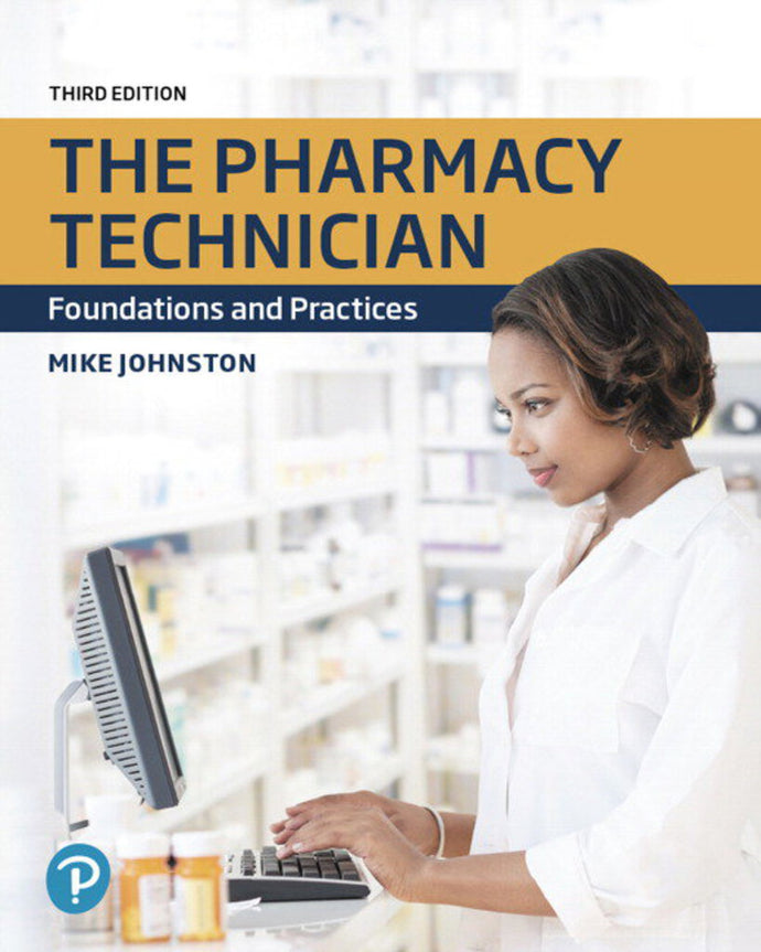 Pharmacy Technician 3rd edition by Mike Johnston 9780135204177 (USED:ACCEPTABLE; shows wear/use, liquid damage 10%) *A39