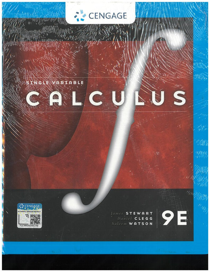 *PRE-ORDER, APPROX 4-6 BUSINESS DAYS* Single Variable Calculus 9th Edition + Student Solutions Manual by James Stewart PKG 9780357889190