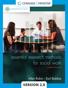 *PRE-ORDER, APPROX 4-6 BUSINESS DAYS* Empowerment Series Essential Research Methods for Social Work 4th Edition by Allen Rubin 9781305101685